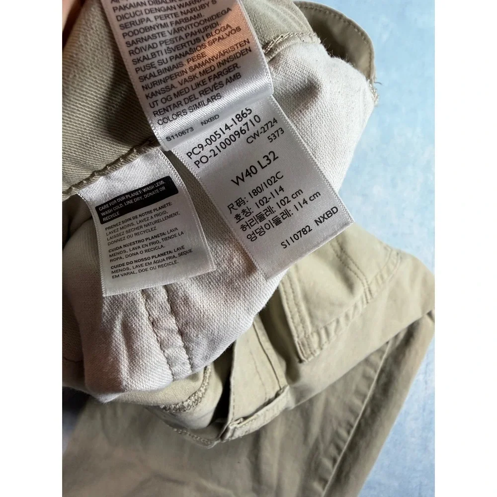 Levi's 514 Straight Pants Mens 40x32 Grey Khaki Excellent Lot of 2 Chinos